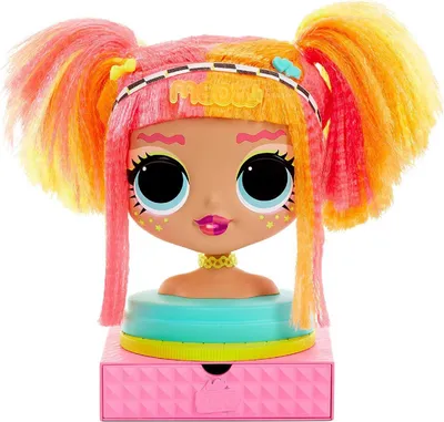 Obrázok produktu pre L.O.L. Surprise! OMG Styling Head Neonlicious, sada na úpravu vlasov pre bábiku, 4 rok / roky