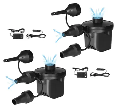 Productafbeelding van Elektrische Luchtpomp voor Zwembaden: Inflator en Draagbare Matrasdeflator