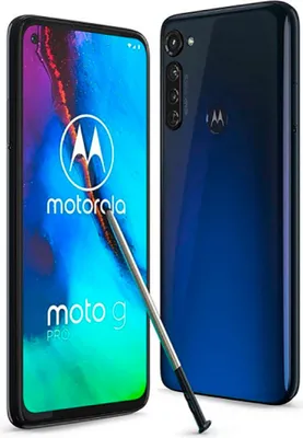 Produktbild von Motorola moto g PRO, 16,3 cm (6.4"), 2300 x 1080 Pixel, 4 GB, 128 GB, 48 MP, Blau