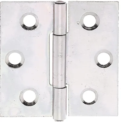 Zdjęcie produktu dla Alberts 850258 Zawias kwadratowy, ocynkowany metodą Sendzimira, 38 x 38,4 mm, zestaw 50 szt