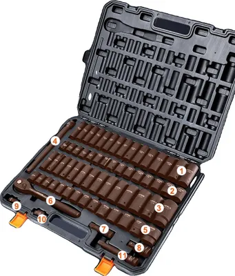 Immagine prodotto di Set di cacciaviti a percussione, acciaio CR-V, varie misure, cassetta degli attrezzi resistente, Cr-V 65 pezzi