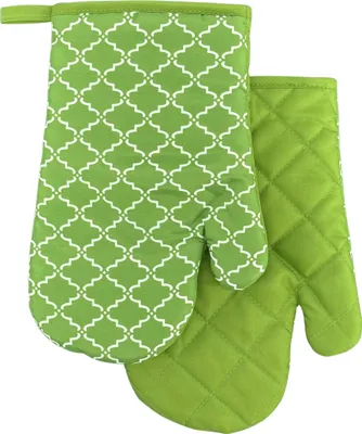 Immagine prodotto di Guanti da forno, guanti da cucina con magnete Verde trifoglio