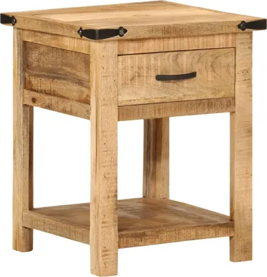 Produktbild von Nachttisch 40x40x50 cm Massivholz Mango
