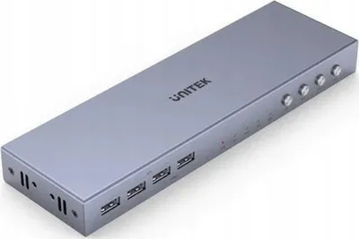Zdjęcie produktu dla UNITEK Przełącznik KVM 4K HDMI 2.0 4w1 + USB