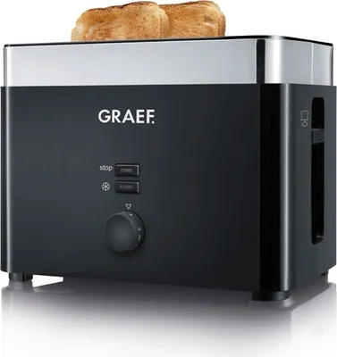 Produktbild von Graef TO 63, 2 Scheibe(n), Rot, Kunststoff, Tasten, Drehregler, 888 W, 230 V