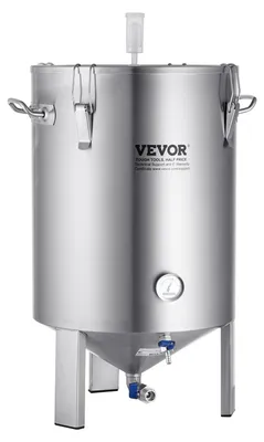 Image de Cuve de brassage - Réservoir de fermentation - Cuve de macération - Fermenteur - Cuve de brassage de bière - Capacité de 16 gallons