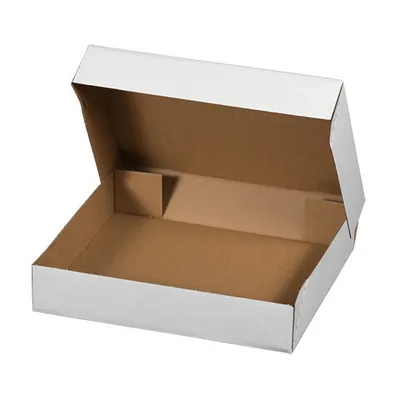 Produktbild von 20x Faltbodenschachtel 510x310x100mm schnell aufzurichten und wiederverschließbar weiß