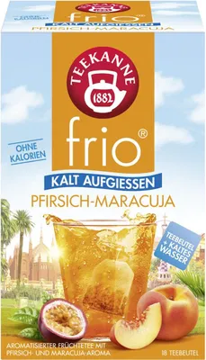 Image de TEEKANNE 070214 TEEKANNE frio pêche-fruit de la passion 18 sachets de 2,5 g chacun