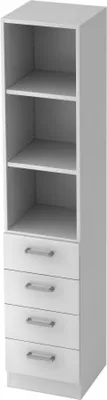 Produktbild von Schublad.Regal 7600 CE, 5 OH 40,6 x 42 x 200,4 cm (BxTxH)