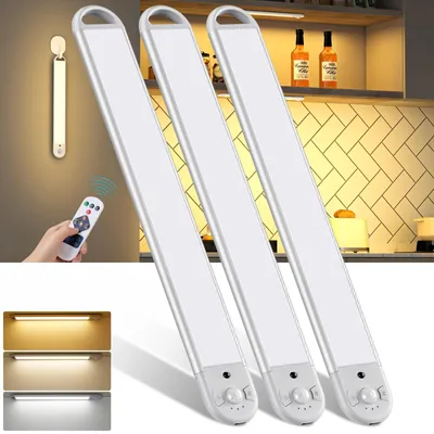 LED-Unterbauleuchte 30 cm, dimmbar, 3 Farbtemperaturen, Fernbedienung