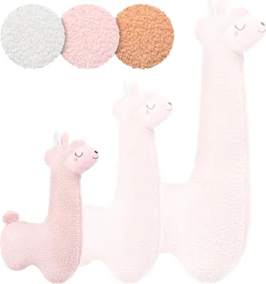 Produktbild von Engelshof Alpaka Seitenschläferkissen Kuscheltier Rosa 75cm