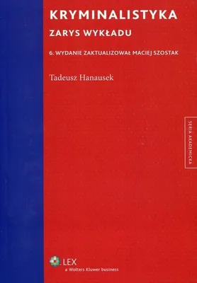 Obrázok produktu pre Hanausek, T: Kryminalistyka