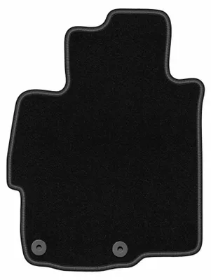 Image de Tapis conducteur en moquette noir pour Mitsubishi Lancer VIII CY 2007-2016
