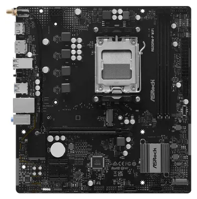 Produktbild von Asrock A620AM-P WIFI, AMD, Sockel AM5, AMD Ryzen 9000 Series, AMD Ryzen 8000 Series, AMD Ryzen 7000 Series, DDR5-SDRAM, 128 GB, DIMM