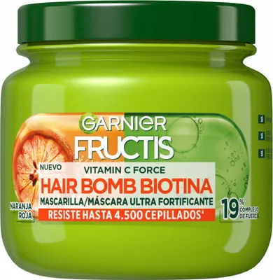 Obrázek produktu pro Garnier Fructis Vitamin Force Hair Bomb Biotina Mascarilla 320ml