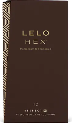 Produktbild von LELO HEX Condoms Respect XL 12 Pack