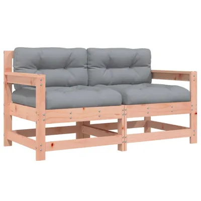 Produktbild von vidaXL Gartenstühle mit Kissen 2 Stk. Massivholz Douglasie