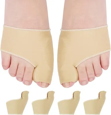 Obrázok produktu pre Sada korektorov na hallux valgus, 2 páry, mäkký silikón, úľava od bolesti, podpora pre palec