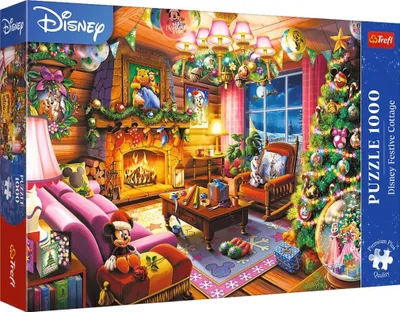 Obrázek produktu pro Trefl PUZZLE 1000 XMAS PremPlus Vánoční klobouky Disn..10916