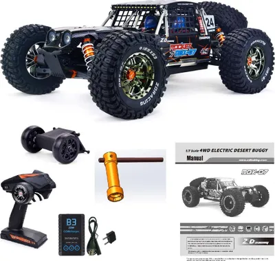 Zdjęcie produktu dla Racing Dbx- 07 1 / 7 Scale Off- road Car With Brushless Motor 4wd 80km / h 2.4ghz Rc Monster Model Zdalne sterowanie Toy Rtr niebieski 1