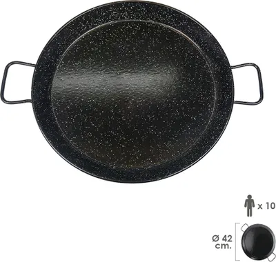 Immagine prodotto di Padella per paella valenciana smaltata per 10 persone/ 42 cm