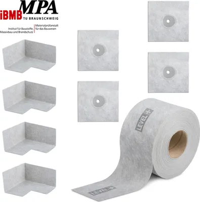 Produktbild von Bandset Balkonabdichtung Dichtband Dichtecken Dichtmanschetten Dehnzone SET G12