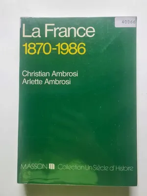 Image de La france 1870 - 1986