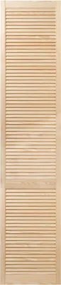 Produktbild von ben+camilla.com offene Lamellentür 229x49,4cm Massivholz Kiefer