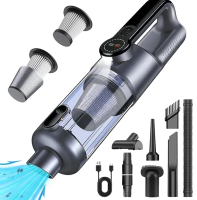 Produktbild von Handstaubsauger, Autostaubsauger, Akku staubsauger, 26000PA staubsauger Kabellos, mit HEPA-Filter, für Auto, PC, Sofa, Haus& Tierhaar Reinigung
