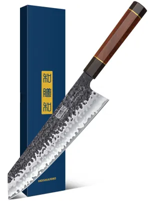 Image de HOSHANHO, couteau de chef japonais Kiritsuke de 23 cm, couteau professionnel pour cuisine