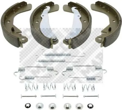 Produktbild von MAPCO Bremsbackensatz Trommelbremse Hinten für OPEL Corsa C Schrägheck (X01) 200mm 8820/1