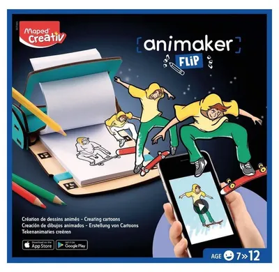 Immagine prodotto di Maped® Creativ 907069 Maped® Creativ Daumenkino action Malset farbsortiert, 1 St.