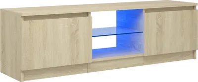 Obrázek produktu pro TV skříňka s LED osvětlením dub sonoma 120 x 30 x 36 cm