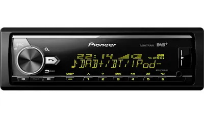 Zdjęcie produktu dla Pioneer MVH-X580DAB, Czarny, 1 DIN, 4.0 kan., 50 W, MOSFET, AAC, FLAC, MP3, WAV, WMA
