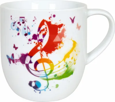 Obrázok produktu pre Könitz Hrnček na farebný klíf, hrnček na kávu, šálka, šálka na kávu, porcelán, 580 ml, 11 1 195 2647