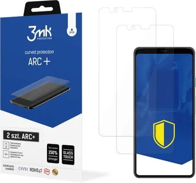 Produktbild von 3mk Display Schutzfolie ARC+ für Google Pixel 4  0,17mm Self-Heal (2 Stück)