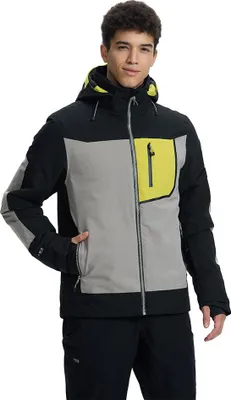 Obrázek produktu pro Icepeak Frisco I Jacket Black,Grey 54 Pánské Black,Grey 54