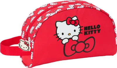 Zdjęcie produktu dla Podróżna kosmetyczka Hello Kitty Iconic White Red 26 x 16 x 9 cm