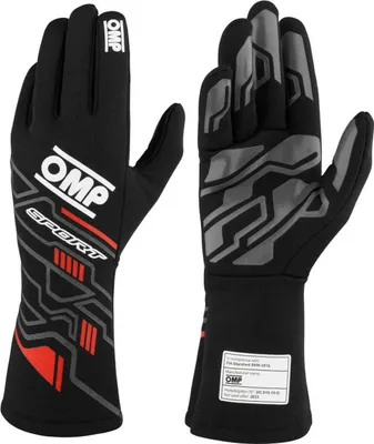 Produktbild von Herren Fahrhandschuhe OMP SPORT Schwarz/Rot S