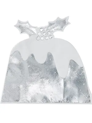 Produktbild von 16 Frosty Christmas Pudding Servietten