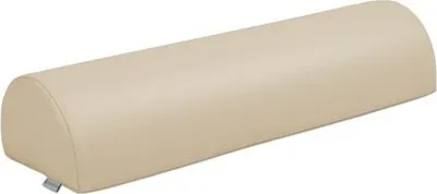 Produktbild von Habys Lagerungsrolle Halbrund, Knierolle Lagerungsrolle, Nackenrolle, Lagerungskissen für Massage und Therapie, Kniehalbrolle, Größe:60x18x12cm Beige