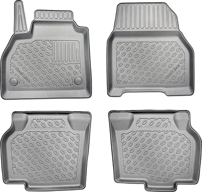 Produktbild von Z494004 TPE-Gummifußmatten kompatibel mit Renault Kangoo II (Type W) Kombi Long (L1) / Kombi Extra Long (L2) V/5 2008-04.2021; 5/7 seats