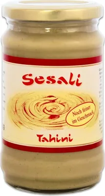 Produktbild von SESALI Tahini Weiße Sesampaste 300g | Tahin für Hummus, Salatsaucen und zum Kochen
