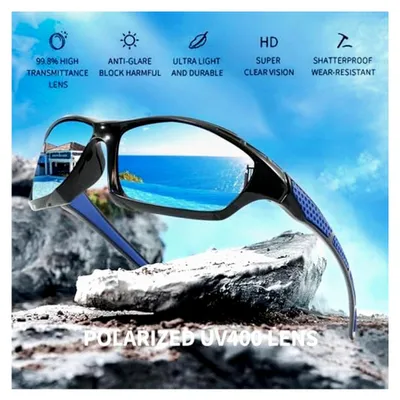 Produktbild von 3 Paar Polarisierte Sonnenbrillen für Herren, Sportbrillen für Outdoor-Aktivitäten