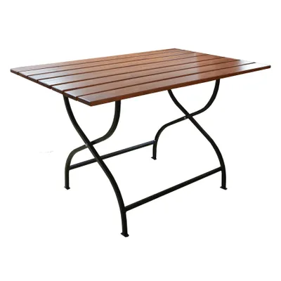 Immagine prodotto di Tavolo da giardino pieghevole in legno WEEKEND 75x80x120 cm marrone