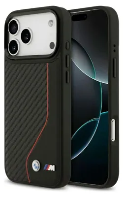 Immagine prodotto di Custodia Bmw M Carbon Line & Logo Magsafe Na Iphone 17 Pro Max - Czerwone
