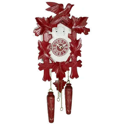 Produktbild von Trenkle - 350-20_QM_rosso-bianco - Kuckucksuhr - Quarz - Kuckucksuhr, Farb-Edition (rot-weiß)