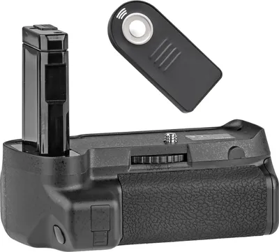 Produktbild von Batteriegriff für Nikon D3400 mit IR-Fernauslöser Ersatz für MB-D3400