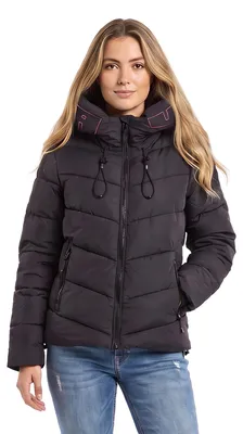 Zdjęcie produktu dla Yakuza Damska kurtka zimowa 3RD V02 Puffer, Czarny, M