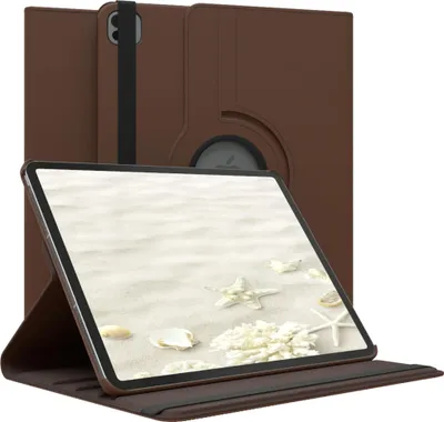 Produktbild von EAZY CASE - Tablet Hülle für Apple iPad Air 13 (2025) Schutzhülle, Tablet Case 360° drehbar in Braun